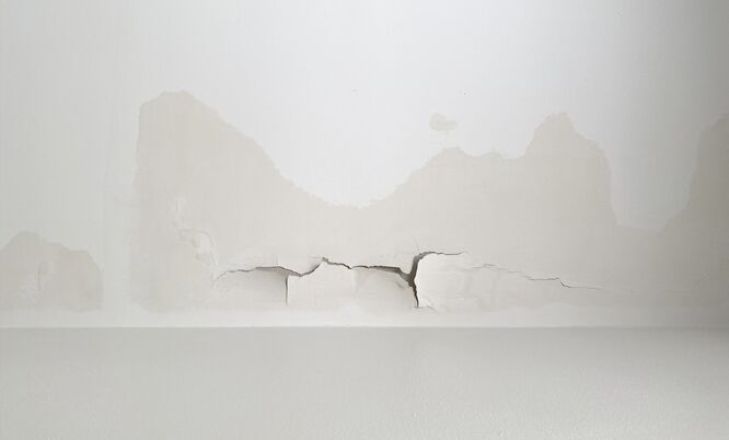 Nässeschaden an einer Deckenfläche